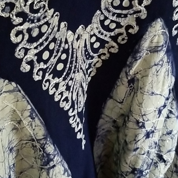 India batik maxi dress - Picture 3 of 4